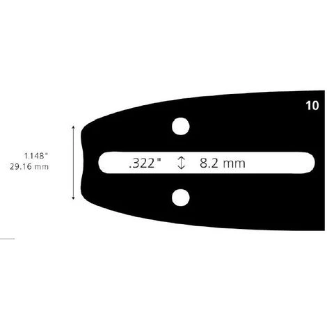1810N162RK - Guide Chaine De Tronconneuse CARLTON 45cm 3/8 Picco 1.3mm 4 1810N162RK - Guide Chaine De Tronconneuse CARLTON 45cm 3/8 Picco 1.3mm – Image 2