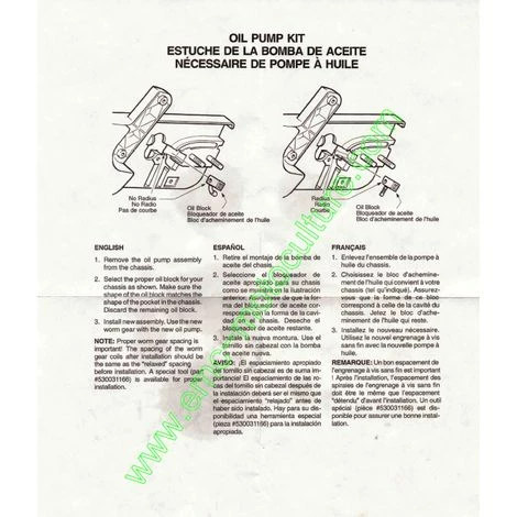 MCCULLOCH 530071259 - Pompe à Huile Pour Tronconneuse Mac Culloch Partner Poulan Jonsered 4 MCCULLOCH 530071259 - Pompe à Huile Pour Tronconneuse Mac Culloch Partner Poulan Jonsered – Image 2