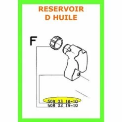 508031820 - Réservoir D'huile Pour Tronconneuse Electrique Husqvarna