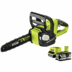 Tronçonneuse Brushless RYOBI 18V OnePlus Moteur - 1 Batterie 5.0 Ah - 1 Chargeur RCS18X3050F