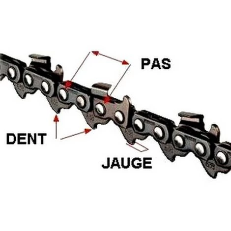 CARLTON Chaine Tronçonneuse 3/8 063 105 Entraineurs 4 CARLTON Chaine Tronçonneuse 3/8 063 105 Entraineurs – Image 2