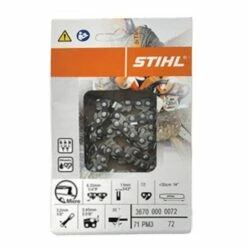 Chaîne Tronçonneuse Stihl 1/4 1.1mm 72 Dents