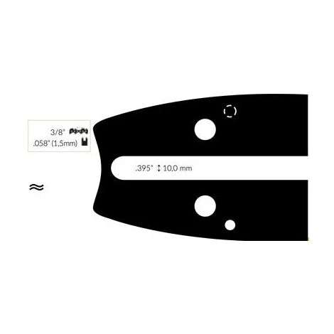 ADAPTABLE Guide Chaine Tronçonneuse Partner Italy 50cm 3/8 .058 (1,5mm). 3 ADAPTABLE Guide Chaine Tronçonneuse Partner Italy 50cm 3/8 .058 (1,5mm).