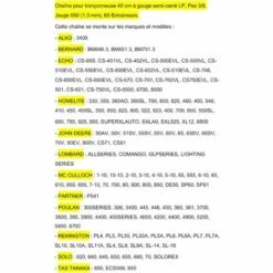 JARDIAFFAIRES Chaîne Pro 40cm Pour Tronçonneuse 3/8-050-1,3mm-60 Entraineurs = 72-60E -Tronçonneuse et accessoire Soldes 2022 1199217 2