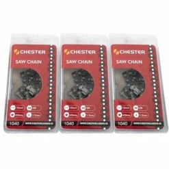 CHESTERGARDEN Lot De 3 Chaînes 40 Maillons Pour Tronçonneuse élagueuse - CHESTER