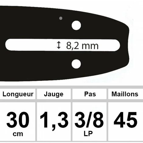 UNIVERSEL Guide OZAKI 30 Cm 3/8LP 1,3 Mm 3 UNIVERSEL Guide OZAKI 30 Cm 3/8LP 1,3 Mm