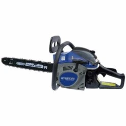 HYUNDAI Tronçonneuse Thermique 46 Cm³ 45 Cm Guide Et Chaîne OREGON Démarrage Manuel Avec Lanceur HTRT45-5-1