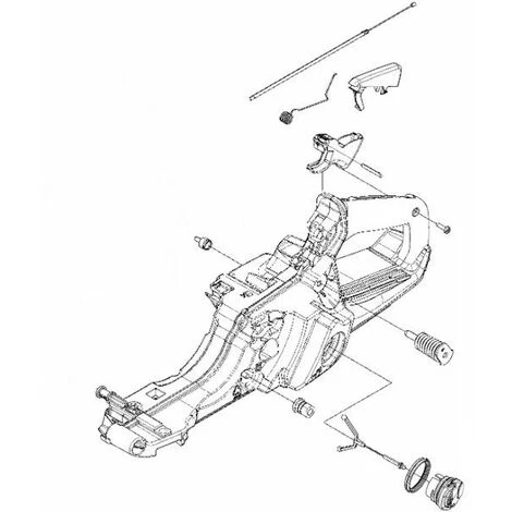 HUSQVARNA GROUP Poignée Réservoir Complète Tronçonneuse Husqvarna 3 HUSQVARNA GROUP Poignée Réservoir Complète Tronçonneuse Husqvarna