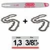 Pack 1 Guide + 2 Chaînes Tronçonneuse Oregon SDEA074 | 30cm
