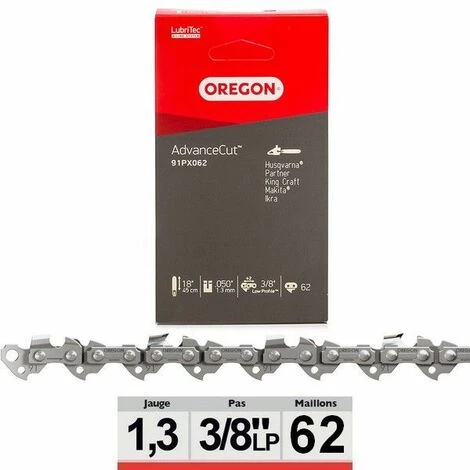 Chaine De Tronçonneuse Oregon 91PX062E 3 Chaine De Tronçonneuse Oregon 91PX062E