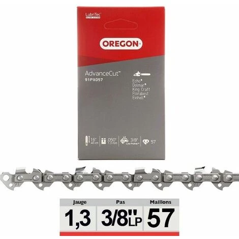 Chaine Tronçonneuse Oregon 91PX057E 3/8LP 050 57 Dents 3 Chaine Tronçonneuse Oregon 91PX057E 3/8LP 050 57 Dents