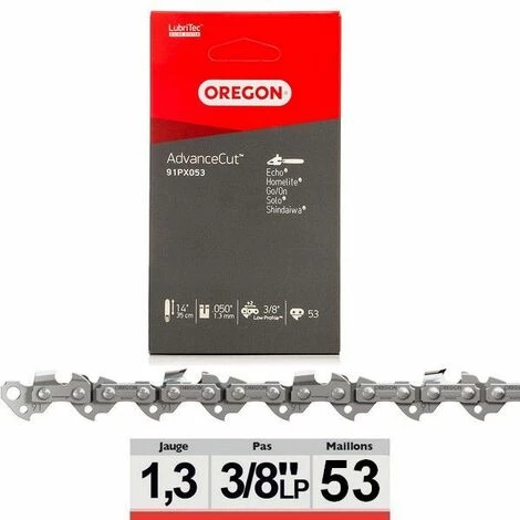 Chaine Tronçonneuse Oregon 91PX053E 3 Chaine Tronçonneuse Oregon 91PX053E