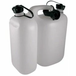 Bidon Double Réservoir Oregon Essence / Huile 5 +3 L | Blanc