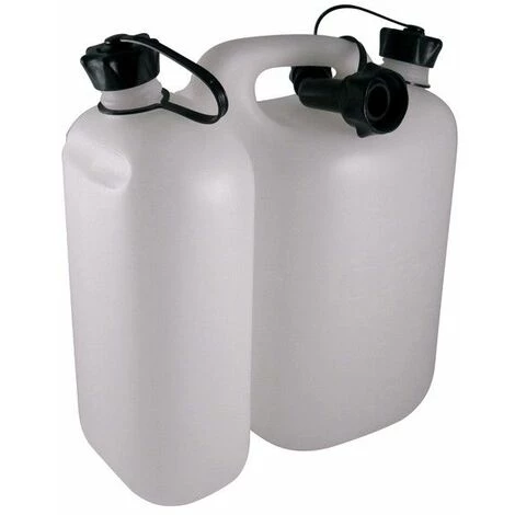 Bidon Double Réservoir Oregon Essence / Huile 5 +3 L | Blanc 3 Bidon Double Réservoir Oregon Essence / Huile 5 +3 L | Blanc