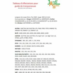 JARDIAFFAIRES Combo Guide 35cm + 4 Chaînes Pro 3/8 1,3mm = Oregon 140SPEA074 + 91/50E -Tronçonneuse et accessoire Soldes 2022 1687529 3
