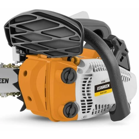 Tronconneuse MT250 Moteur à Essence 2 Temps 25cc 1,4cv. Épée De 10 Pouces. Nombre De Dents 40. Guidon Ergonomique. Harnais D'épaule - Ecogreen 7 Tronconneuse MT250 Moteur à Essence 2 Temps 25cc 1,4cv. Épée De 10 Pouces. Nombre De Dents 40. Guidon Ergonomique. Harnais D'épaule - Ecogreen – Image 5