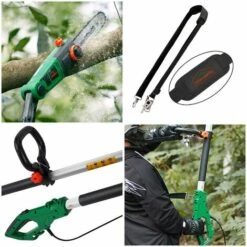 GARDEBRUK - Elagueuse électrique Sur Perche 750 W ASX 900 Tige Télescopique Lame 26cm - Entretien Jardin Branches Arbres -Tronçonneuse et accessoire Soldes 2022 18473257 4