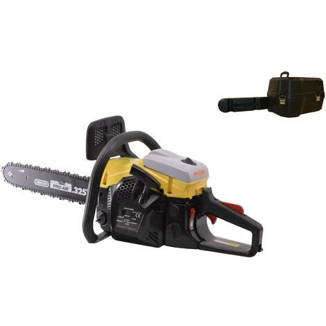 BIGB Tronconneuse Thermique 45cc / 1,7kw - Guide De 40 Cm + Coffret 3 BIGB Tronconneuse Thermique 45cc / 1,7kw - Guide De 40 Cm + Coffret