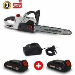 Tronçonneuse 40V (2x20V) X-Performer XPTRO40LI-2B - Double Sécurité - Graissage Auto + 2 Batteries 2 Ah - Chargeur 6 Tronçonneuse 40V (2x20V) X-Performer XPTRO40LI-2B - Double Sécurité - Graissage Auto + 2 Batteries 2 Ah - Chargeur -Tronçonneuse et accessoire Soldes 2022 19306322 2