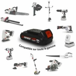 Tronçonneuse 40V (2x20V) X-Performer XPTRO40LI-2B - Double Sécurité - Graissage Auto + 2 Batteries 2 Ah - Chargeur 8 Tronçonneuse 40V (2x20V) X-Performer XPTRO40LI-2B - Double Sécurité - Graissage Auto + 2 Batteries 2 Ah - Chargeur -Tronçonneuse et accessoire Soldes 2022 19306322 4