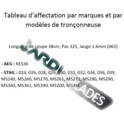 Combo Oregon 153SFGD025 38cm De Coupe Avec Deux Chaines 22BPX062E -Tronçonneuse et accessoire Soldes 2022 23286167 2