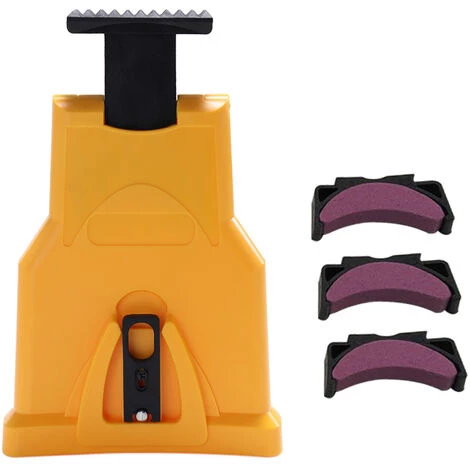 ASUPERMALL Chainsaw Sharpener Chaine Portable Scie Sharpener Travail Rapide Affutage Grinder Pierre Yellow Tools 3 ASUPERMALL Chainsaw Sharpener Chaine Portable Scie Sharpener Travail Rapide Affutage Grinder Pierre Yellow Tools