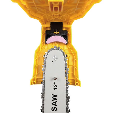 ASUPERMALL Chainsaw Sharpener Chaine Portable Scie Sharpener Travail Rapide Affutage Grinder Pierre Yellow Tools 6 ASUPERMALL Chainsaw Sharpener Chaine Portable Scie Sharpener Travail Rapide Affutage Grinder Pierre Yellow Tools – Image 4