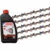 5 X Gardexxchaîne De Scie Pour Husqvarna436 Li, 25cm - 3/8" - 1,1mm - 40 Tg + 1l D'huile -Tronçonneuse et accessoire Soldes 2022 23766898 1