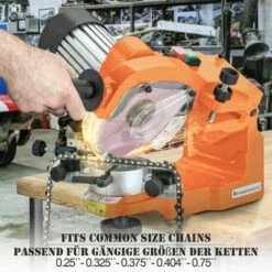 ECOMSOF Affûteuse De Chaîne De Tronçonneuse Outil D'Affûtage Électrique 2300 W 2 Meules Affûteur 3000 Tr/min Meules : 3,2 Mm Et 4,7 Mm -Tronçonneuse et accessoire Soldes 2022 25124730 2