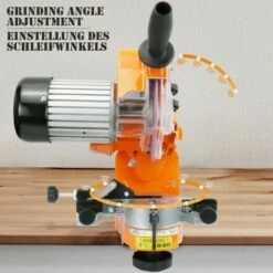 ECOMSOF Affûteuse De Chaîne De Tronçonneuse Outil D'Affûtage Électrique 2300 W 2 Meules Affûteur 3000 Tr/min Meules : 3,2 Mm Et 4,7 Mm -Tronçonneuse et accessoire Soldes 2022 25124730 5