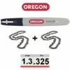 Pack Guide + 2 Chaines Tronçonneuse Oregon 325 050 TXLBK095 | 38cm 1 Pack Guide + 2 Chaines Tronçonneuse Oregon 325 050 TXLBK095 | 38cm -Tronçonneuse et accessoire Soldes 2022 27371673 1