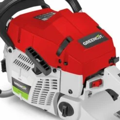 Tronçonneuse Moteur à Essence 2 Temps 72cc 4,2cv, épée De 24 Pouces. épée Dentelée, Guidon Ergonomique - Greencut GS720X 11 Tronçonneuse Moteur à Essence 2 Temps 72cc 4,2cv, épée De 24 Pouces. épée Dentelée, Guidon Ergonomique - Greencut GS720X -Tronçonneuse et accessoire Soldes 2022 2746548 5