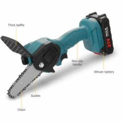 ASUPERMALL Electrique Rechargeable Elaguer Electrique Scies A Bois Petite Une Seule Main Scie Electrique Jardin Connexion Mini Brosse Electrique Scie A Chaine, Type 1 -Tronçonneuse et accessoire Soldes 2022 27969479 5