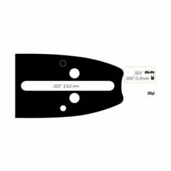 ADAPTABLE Guide Chaine Tronçonneuse Frontier 40cm .325 .050 (1,3mm).