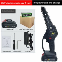 BRIDAY Mini Scie à Chaîne électrique 36V 12.7CM, Mini Tronçonneuse à Main électrique Avec 1 Batteries, 1 Charge 6 BRIDAY Mini Scie à Chaîne électrique 36V 12.7CM, Mini Tronçonneuse à Main électrique Avec 1 Batteries, 1 Charge -Tronçonneuse et accessoire Soldes 2022 29680237 2