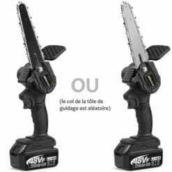 Kkmoon 6 Pouces 48Vf Scies D'élagage électriques à Vitesse Infiniment Variable, Rechargeables, Tronçonneuse à Brosse Pour Fendre Le Bois, Outil De Travail Du Bois 10 Kkmoon 6 Pouces 48Vf Scies D'élagage électriques à Vitesse Infiniment Variable, Rechargeables, Tronçonneuse à Brosse Pour Fendre Le Bois, Outil De Travail Du Bois -Tronçonneuse et accessoire Soldes 2022 31443170 4