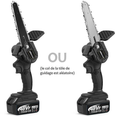Kkmoon 6 Pouces 48Vf Scies D'élagage électriques à Vitesse Infiniment Variable, Rechargeables, Tronçonneuse à Brosse Pour Fendre Le Bois, Outil De Travail Du Bois 6 Kkmoon 6 Pouces 48Vf Scies D'élagage électriques à Vitesse Infiniment Variable, Rechargeables, Tronçonneuse à Brosse Pour Fendre Le Bois, Outil De Travail Du Bois – Image 4