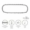 PAPILLON Catena Motosega 0.325" / 0.050" 1.3 Mm. / 66 Maglie / 91 P -Tronçonneuse et accessoire Soldes 2022 31642178 1