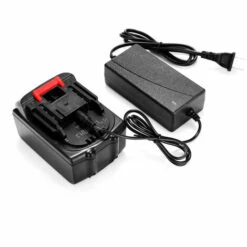 HAPPYSHOPPING 21V Mini Scie A Chaine Electrique Sans Fil Scie A Main Domestique Pour L'exploitation Forestiere Et La Coupe D'arbres Scie Electrique Au Lithium Portable Deux Electricite Un Chargeur Norme Europeenne 220V -Tronçonneuse et accessoire Soldes 2022 31937096 4