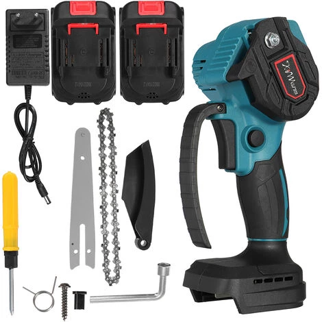 ZEBRAA Scie à Chaine électrique Tronconneuse à Bois Sans Fil 18V Avec 2 Batteries 2500mAh 5 ZEBRAA Scie à Chaine électrique Tronconneuse à Bois Sans Fil 18V Avec 2 Batteries 2500mAh – Image 3