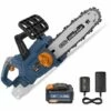 BLUERIDGE 18V Tronçonneuse Sans Fil, 25cm 4,53m/s Avec Frein à Chaîne Anti-retour Lubrification Automatique BLUE RIDGE BR8350 -Tronçonneuse et accessoire Soldes 2022 33620508 1
