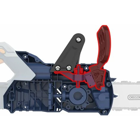 BLUERIDGE 18V Tronçonneuse Sans Fil, 25cm 4,53m/s Avec Frein à Chaîne Anti-retour Lubrification Automatique BLUE RIDGE BR8350 6 BLUERIDGE 18V Tronçonneuse Sans Fil, 25cm 4,53m/s Avec Frein à Chaîne Anti-retour Lubrification Automatique BLUE RIDGE BR8350 – Image 4