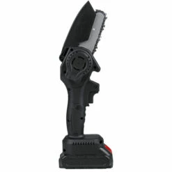 ZEBRAA Mini Scie à Chaine Sans Fil électrique 88V 4" 3500MAH (Noir, Avec 2Pcs Batterie) -Tronçonneuse et accessoire Soldes 2022 33768967 4