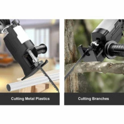 HAPPYSHOPPING Adaptateur Perceuse Electrique A Scie Alternative, Petite Scie Electrique Domestique, Adaptateur + 9 Lames De Scie - Adaptateur + 9 Lames De Scie -Tronçonneuse et accessoire Soldes 2022 34186699 2