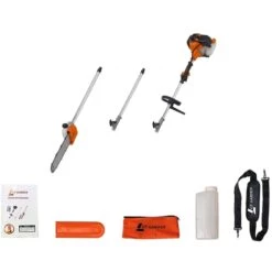 GT GARDEN Élagueuse Thermique Sur Perche, 52 Cm3, 3 CV, Longueur 3.15 Mètres -Tronçonneuse et accessoire Soldes 2022 344570 5