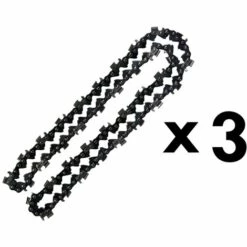 GT GARDEN Lot De 3 Chaînes 72 Maillons Pour Tronçonneuse