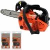GT GARDEN Tronçonneuse élagueuse Thermique 25 Cm3, 1.2 CV, Guide 26 Cm, 2 Chaînes -Tronçonneuse et accessoire Soldes 2022 344617 1