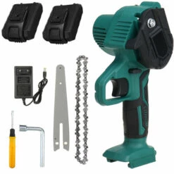 ZEBRAA Scie à Cha?ne électrique Sans Fil 3000W 88V 6" Avec 2 Batteriess -Tronçonneuse et accessoire Soldes 2022 35416879 5