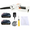 ASUPERMALL Mini Tronconneuse 15.24Cm Mini Tronconneuse Sans Fil Tronconneuse A Batterie 2,7 Lb. Scie A Chaine Portative Legere Avec 2 Chaines De Rechange Scie A Chaine Electrique Sans Fil Et 2 Batteries