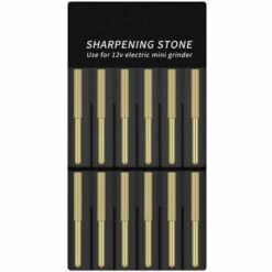 ASUPERMALL 12Pcs Meches De Tronconneuse Affuteuse Diamantee Plaquee Titane Lime De Tronconneuse Electrique Haute Durete, 4Mm - 4Mm